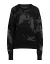 John Richmond Woman Sweater Black Size S Wool, Viscose, Virgin Wool, Nylon In Black