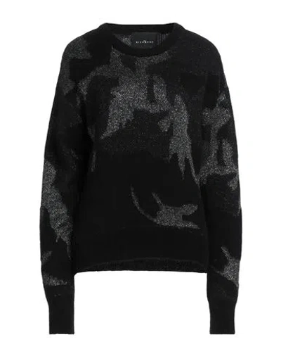 John Richmond Woman Sweater Black Size S Wool, Viscose, Virgin Wool, Nylon