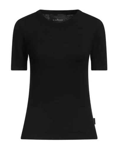 John Richmond Woman Sweater Black Size M Viscose, Polyester, Nylon