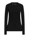John Richmond Woman Sweater Black Size L Viscose, Polyester, Nylon