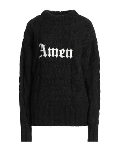 John Richmond Woman Sweater Black Size Xs Acrylic, Nylon, Alpaca Wool