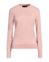 John Richmond Woman Sweater Blush Size S Viscose, Polyester, Nylon In Pink