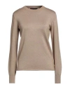 John Richmond Woman Sweater Gold Size Xl Viscose, Polyamide, Lurex