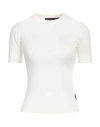 John Richmond Woman Sweater Ivory Size M Viscose, Polyester, Nylon In White