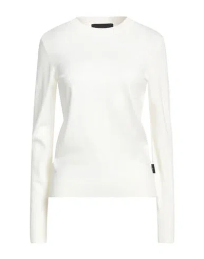 John Richmond Woman Sweater Ivory Size Xl Viscose, Polyester, Nylon In White
