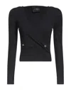 John Richmond Woman Sweater Midnight Blue Size L Viscose, Polyester, Nylon