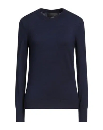 John Richmond Woman Sweater Navy Size L Viscose, Polyester, Nylon In Navy Blue
