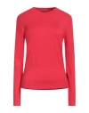 John Richmond Woman Sweater Red Size Xl Viscose, Polyester, Nylon