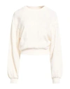 John Richmond Woman Sweatshirt Beige Size L Cotton