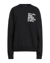 John Richmond Woman Sweatshirt Black Size L Cotton