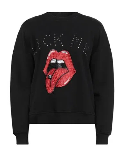 John Richmond Woman Sweatshirt Black Size S Cotton