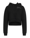 John Richmond Woman Sweatshirt Black Size Xl Cotton, Polyester In Black