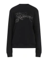 John Richmond Woman Sweatshirt Black Size L Cotton, Polyester In Black