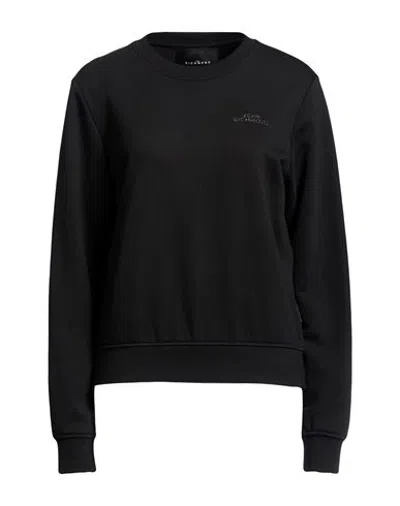 John Richmond Woman Sweatshirt Black Size Xs Cotton, Polyester