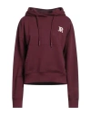 John Richmond Woman Sweatshirt Burgundy Size Xl Cotton, Polyester In Red