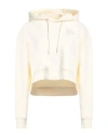 John Richmond Woman Sweatshirt Cream Size Xl Cotton, Polyester In White