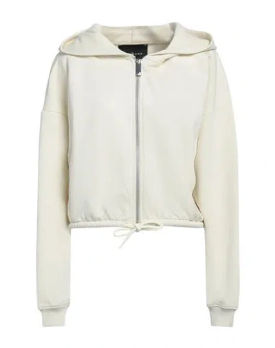 John Richmond Woman Sweatshirt Ivory Size Xl Cotton, Polyester In White
