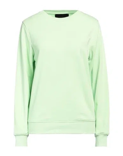 John Richmond Woman Sweatshirt Light Green Size L Cotton, Polyester