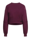 John Richmond Woman Sweatshirt Mauve Size Xl Cotton, Polyester In Purple
