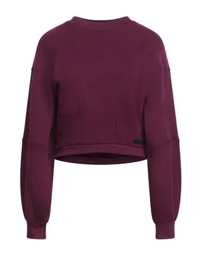 John Richmond Woman Sweatshirt Mauve Size Xl Cotton, Polyester In Purple