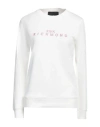 John Richmond Woman Sweatshirt White Size Xl Cotton In White