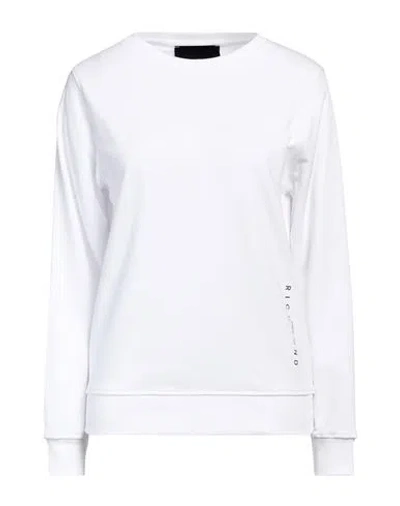 John Richmond Woman Sweatshirt White Size Xl Cotton, Polyester