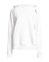 John Richmond Woman Sweatshirt White Size Xl Cotton, Polyester In White