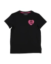 John Richmond Toddler Girl T-shirt Black Size 6 Cotton, Lycra In Black
