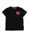 John Richmond Toddler Girl T-shirt Black Size 6 Cotton, Lycra In Black