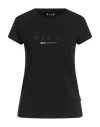John Richmond Woman T-shirt Black Size L Cotton, Elastane In Black