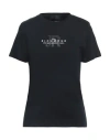 John Richmond Woman T-shirt Black Size Xl Cotton In Black