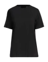 John Richmond Woman T-shirt Black Size Xl Cotton In Black
