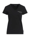 John Richmond Woman T-shirt Black Size Xl Cotton, Elastane In Black