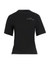 John Richmond Woman T-shirt Black Size M Cotton, Elastane In Black