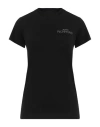 John Richmond Woman T-shirt Black Size L Cotton, Elastane