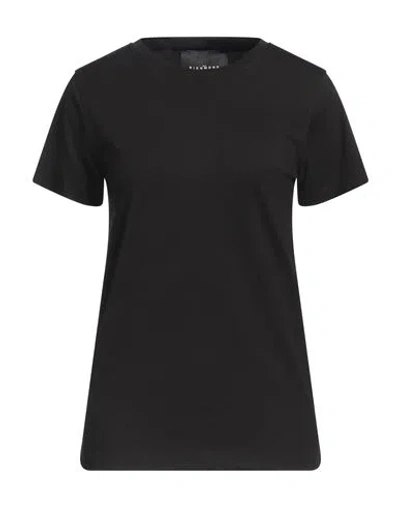 John Richmond Woman T-shirt Black Size M Cotton, Polyester