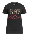 John Richmond Woman T-shirt Black Size L Cotton In Black