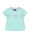 John Richmond Woman T-shirt Light Green Size 18 Cotton, Lycra