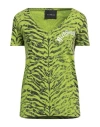John Richmond Woman T-shirt Light Green Size L Cotton In Green