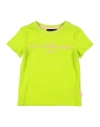 John Richmond Toddler Girl T-shirt Lime Green Size 6 Cotton, Lycra In Green