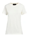 John Richmond Woman T-shirt Off White Size Xl Cotton, Polyester