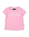 John Richmond Woman T-shirt Pink Size 6 Cotton, Lycra In Pink