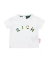 John Richmond Woman T-shirt White Size 12 Cotton, Lycra In White