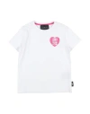 John Richmond Babies'  Toddler Girl T-shirt White Size 5 Cotton, Lycra
