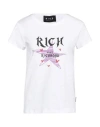 John Richmond Woman T-shirt White Size L Cotton, Elastane In White
