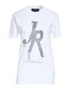 John Richmond Woman T-shirt White Size M Cotton In White