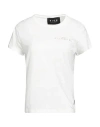 John Richmond Woman T-shirt White Size Xl Cotton, Elastane In White
