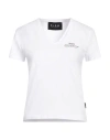 John Richmond Woman T-shirt White Size Xl Cotton, Elastane