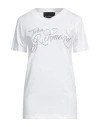 John Richmond Woman T-shirt White Size Xl Cotton, Elastane