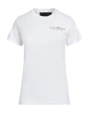 John Richmond Woman T-shirt White Size Xl Cotton, Elastane In White